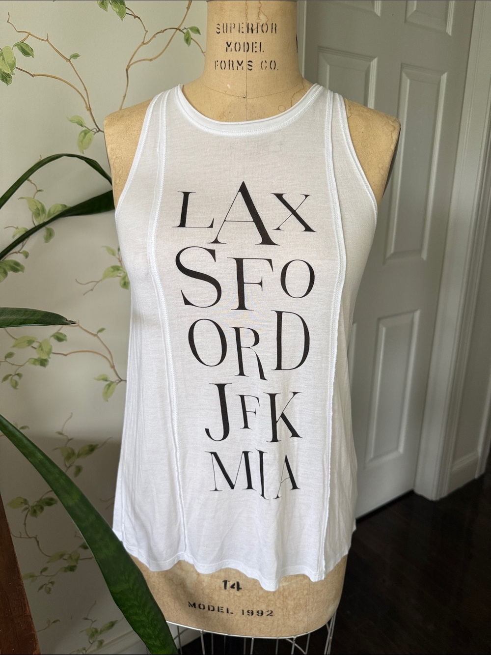 Rachel Rachel Roy Airport Code Tank Top - Size XS